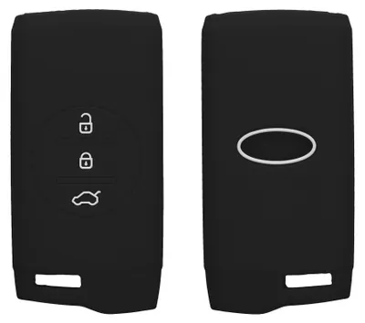 Produktbild von kwmobile Schlüsselhülle für DR 6.0 / DR 5.0 Hülle - Autoschlüssel Schlüssel Hülle aus Silikon - Schlüsselschutz Gehäuse in Schwarz