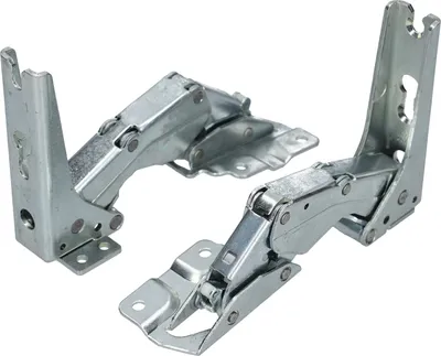 Produktbild von Scharniersatz Türscharnier Satz Kühlschrank Gefrierschrank AEG Electrolux Juno Progress Privileg Zanker Zanussi 2211202045 + 2211201047 Küppersbusch 431624 + 431625