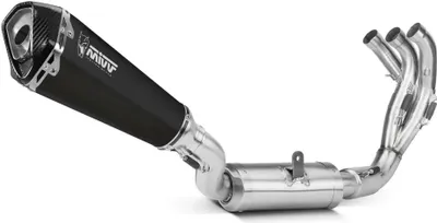 Produktbild von Komplette schwarze Auspuffanlage MIVV Delta Race für YAMAHA Tracer 9/GT/GT+
