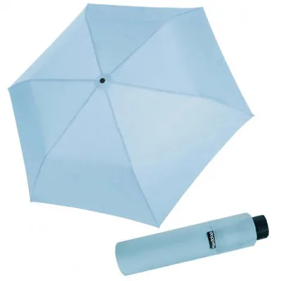 Obrázek produktu pro Doppler Fiber Havanna  Ice Blue- dámský skládací deštník