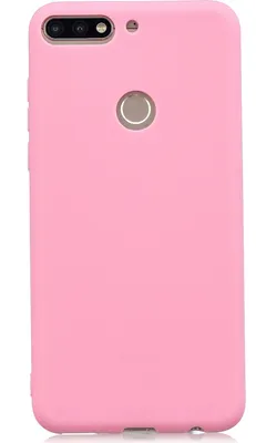 Produktbild von für HUAWEI Y9 2018 Schöne Candy Color Matte TPU Anti-Scratch rutschfeste Schutzhülle Zurück Case dark pink