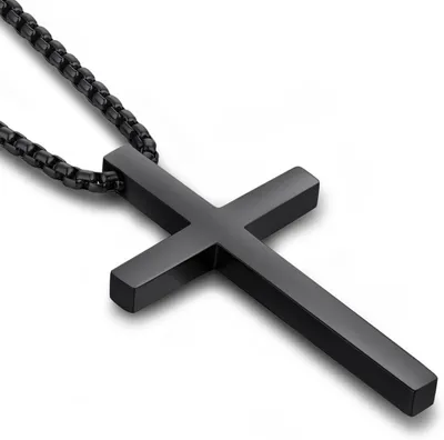 Productafbeelding van Solidchoice - RVS Kruis Ketting voor Mannen en Vrouwen