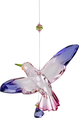 Produktbild von Dekohänger Kolibri Vogel lila rosa L. 22cm aus Acryl Formano F25