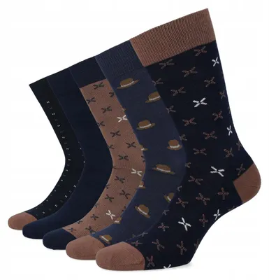 Obrázek produktu pro Lancerto Ponožky Mix 5 Párů Bavlněné Velikost 39-42