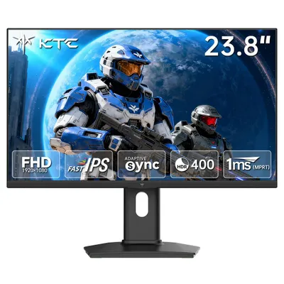 Imagen del producto de Monitor para juegos KTC H24F7-2 de 23,8 pulgadas, resolución FHD, panel IPS rápido, 240Hz, 1ms MPRT, HDR400, FreeSync, con ajuste de altura