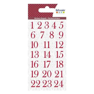 Produktbild von Aufklebernummern für Adventskalender - Barok