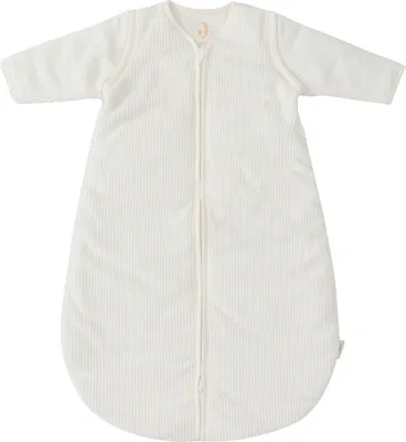 Produktbild von Jollein-Baby Schlafsack mit abnehmbaren Ärmeln 90cm Rib - Ivory-Weiß