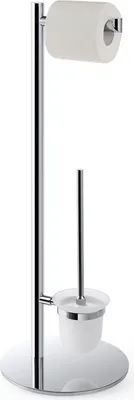 Produktbild von BOMEGA Papierrollenhalter Messing Chrom poliert 250x730x250 mm für Bad & WC >> Freistehend anwendbar