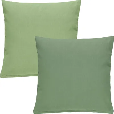 Produktbild von REDBEST Kissenhülle Tulsa" 2er-Pack pistazie/salbei 40x40 cm"