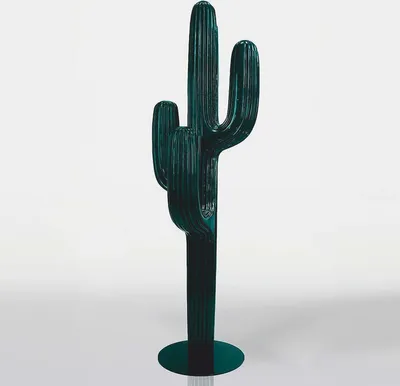 Obrázek produktu pro Casa Padrino XXL Dekorativní kaktus zelený metalický v. 195 cm - Zahradní dekorace