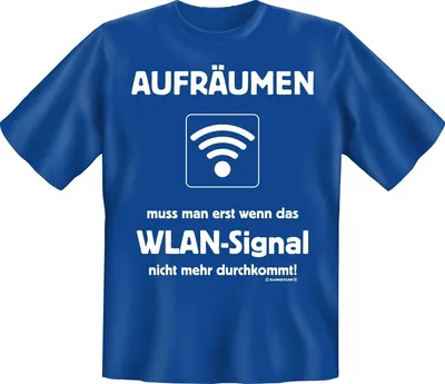 Obrázek produktu pro Ukliďme si WLAN - Textil - Tričko