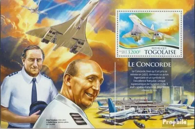 Produktbild von Briefmarken Togo 2015 Mi Block 1177 (kompl. Ausgabe) postfrisch Concorde