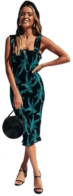 Productafbeelding van SEMIR Zomerjurk voor dames, korte jumpsuit, elegant V-hals, y, korte mouwen