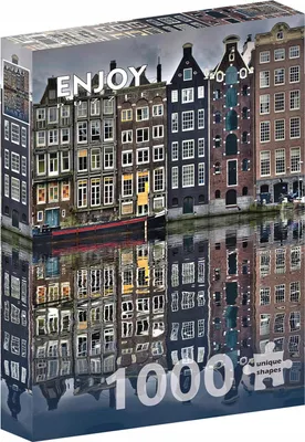 Image de Puzzle 1000 pièces Enjoy – Maisons d'Amsterdam