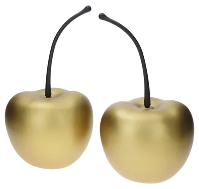 Produktbild von Pottery Pots 2er Set Kirsche Gold matt Größe XS Fiberglas