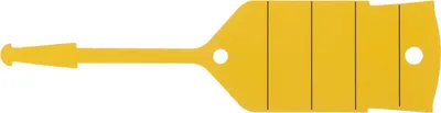 Image de Porte-clés avec boucle, jaune, 500 pièces