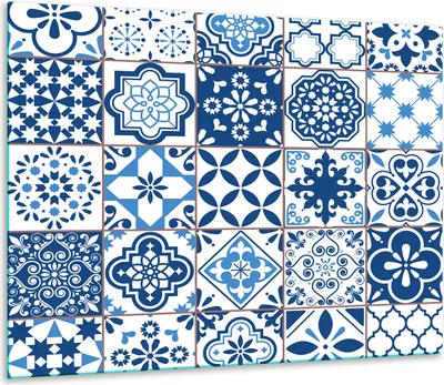 Obrázek produktu pro Kryt varné desky Skleněný kryt varné desky Splashback 60x52cm Mosaic