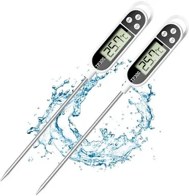 Image de Thermomètre de cuisine numérique avec sonde longue – Des mesures précises pour la cuisson, le rôtissage et les grillades
