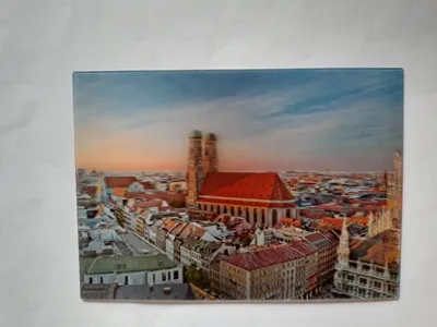 Produktbild von 3 D Ansichtskarte München, Frauenkirche, Postkarte Wackelkarte Hologrammkarte, Bayern
