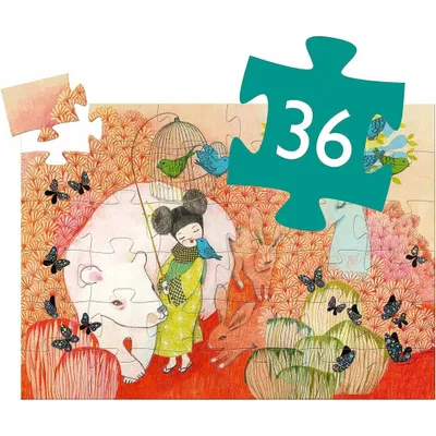 Produktbild von DJECO Japanische Geisha Puzzle 36 Teile