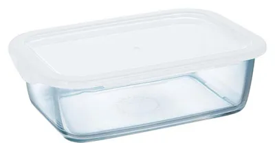 Produktbild von Food Box rechteckig 197cl mit Deckel - 6 Stück