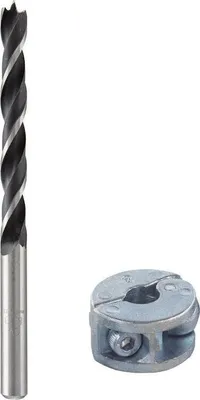 Produktbild von wolfcraft 1 Dübelbohrer mit Zentrierspitze+Tiefenstopp Ø 8