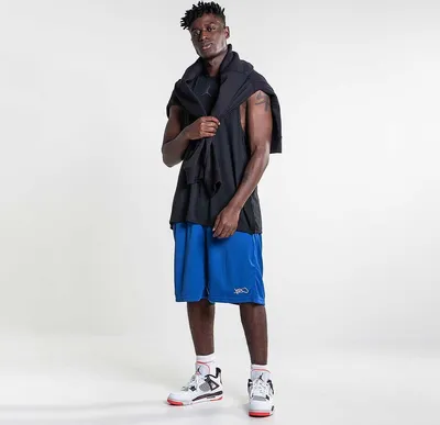 Produktbild von K1X Basketball New Micromesh Shorts mit 3 Taschen, Farbe:Blau, Kleidergröße:2XL