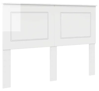 Imagen del producto de vidaXL Cabecero, blanco brillante, 100 cm, material de madera