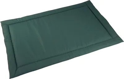 Produktbild von Wasserfestes hundebett größe 110x70 cm - robust, pflegeleicht, aus codura, matte für kleine, mittlere und große hunde, für innen- und außenbereich - farbe - flaschengrün