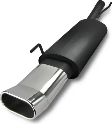 Produktbild von JOM Sportauspuff Auspuff oval DTM VW Golf 3 Endschalldämpfer Edelstahl Endrohr