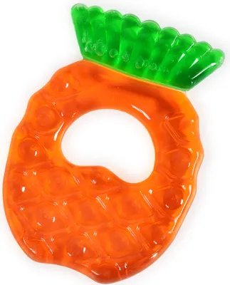 Produktbild von Beißring Ananas T1181, Kühlbeißring als Zahnungshilfe ab 3 Monate massiert