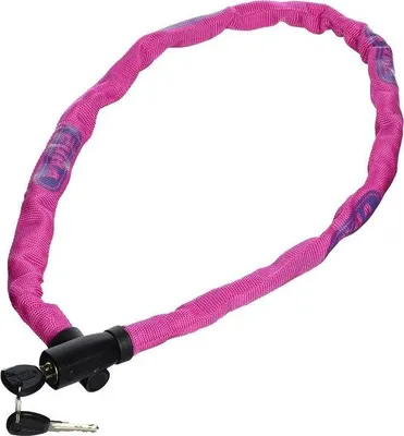 Produktbild von Famanu Kettenschloss Hochsicherheitsniveau 4 - 75 cm lang - Rosa