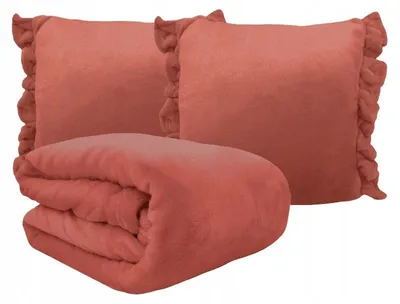 Obrázek produktu pro Kontrast FASCINO Koc 150x200 s volány a povlaky hnědý