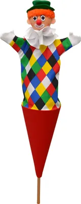Produktbild von Tütenkasper / Tütenpuppen Kasper 55 cm Mehrfarbig, 11207A