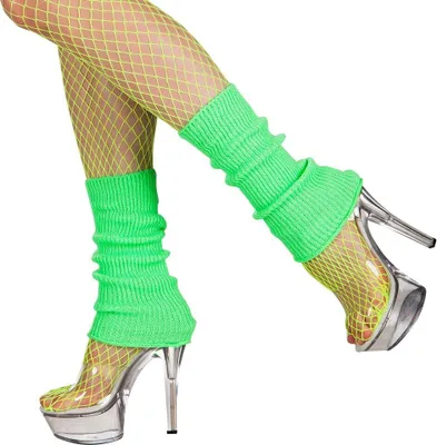 Immagine prodotto di scaldamuscoli anni '80 verde neon - taglia unica