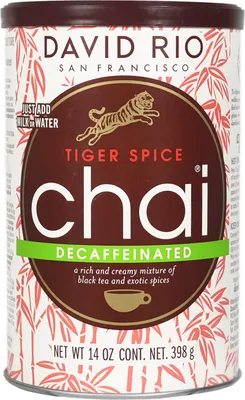 Zdjęcie produktu dla David Rio - Tiger Spice decaf Chai - puszka (398 g)