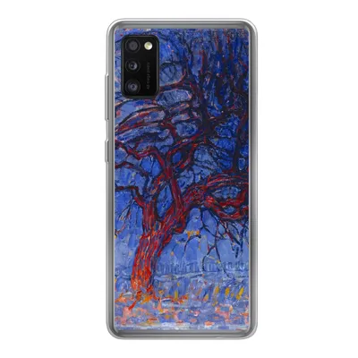 Produktbild von MuchoWow® Handyhülle Schutzhülle Hülle für Samsung Galaxy A41 Roter Baum - Piet Mondrian Silikon Softcase Handy Hülle - Mobiltelefon