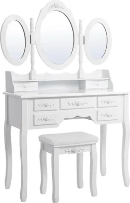 Produktbild von Hübscher Schminktisch mit 3 Spiegeln