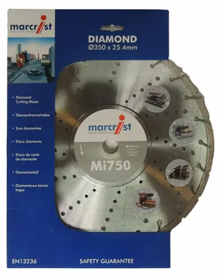 Produktbild von Marcrist Diamanttrennscheibe Mi750 350 x 22,2 mm
