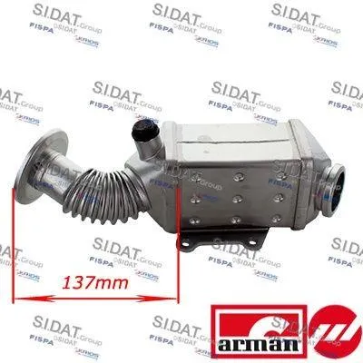 Produktbild von SIDAT 83.1235AS AGR Kühler für FIAT DOBLO Kasten/Kombi (263) Abgasrückführung