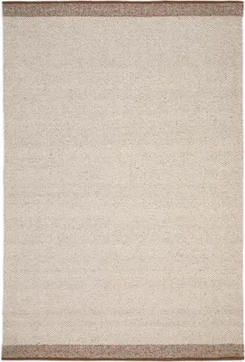 Produktbild von Teppich Marely 230 x 160 x 1 cm Wolle Baumwolle Beige