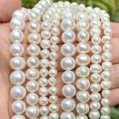 Produktbild von Natürliche Süßwasserperlen für Schmuck