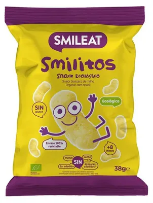 Image de Smileat Smilitos Ecological Maiz Snacks 38g