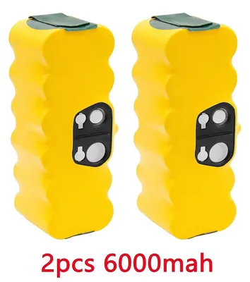 Obrázek produktu pro Baterie pro robotické vysavače - náhradní baterie Ni-MH - 14,4 V, 6000 mAh - kompatibilní s modely řady 500–900 - vícebarevná