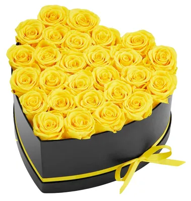 Immagine prodotto di VEVOR - 27 rose eterne in confezione a forma di cuore, bouquet di fiori stabilizzati, confezione regalo floreale per la propria moglie, le mamme, la persona amata, per matrimoni, la Festa della Mamma, San Valentino, Natale, giallo