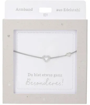 Produktbild von Depesche Armband Silber Herz Freundschaft Geschenk Mädchen