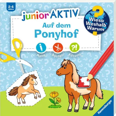 Obrázek produktu pro Wieso? Weshalb? Warum? junior AKTIV - Auf dem Ponyhof