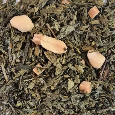 Produktbild von Erdnuss Karamell Grüner Tee Naturideen® 100g