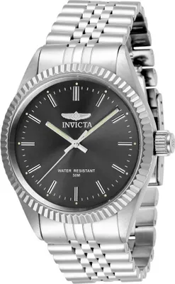 Zdjęcie produktu dla Invicta Specialty 29372 Zegarek Męski - Mechanizm Kwarcowy - Stal Nierdzewna z Szarym Tarcza - 43 mm