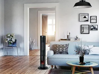 Produktbild von Domo Keramikheizlüfter DO7345H - Infrarotheizung 2000W Schwarz (DO7345H)